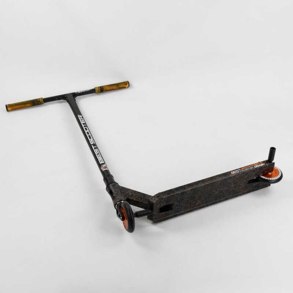 Самокат трюковий 65640 Best Scooter (4) "CRASH" HIC-система, ПЕГИ, алюмінієвий диск і дека, колеса 110 мм PU, ширина керма - 57 см, в коробці