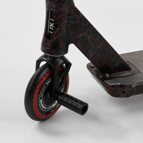 Самокат трюковий 67839 Best Scooter (4) "CRASH" HIC-система, ПЕГИ, алюмінієвий диск і дека, колеса 110 мм PU, ширина керма - 57 см, в коробці