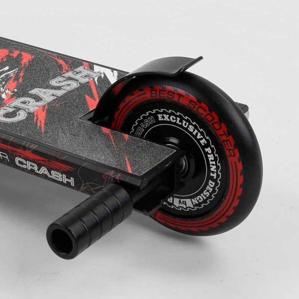 Самокат трюковий 67839 Best Scooter (4) "CRASH" HIC-система, ПЕГИ, алюмінієвий диск і дека, колеса 110 мм PU, ширина керма - 57 см, в коробці
