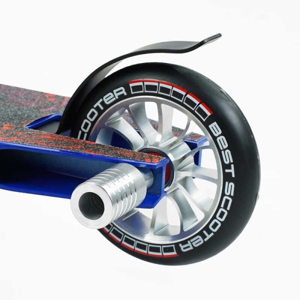 Самокат трюкових Best Scooter 50352 HIC-система, ПЕГИ, алюмінієвий диск і дека, колеса PU d-110 мм, ширина керма - 52 см, висота - 83 см, в коробці
