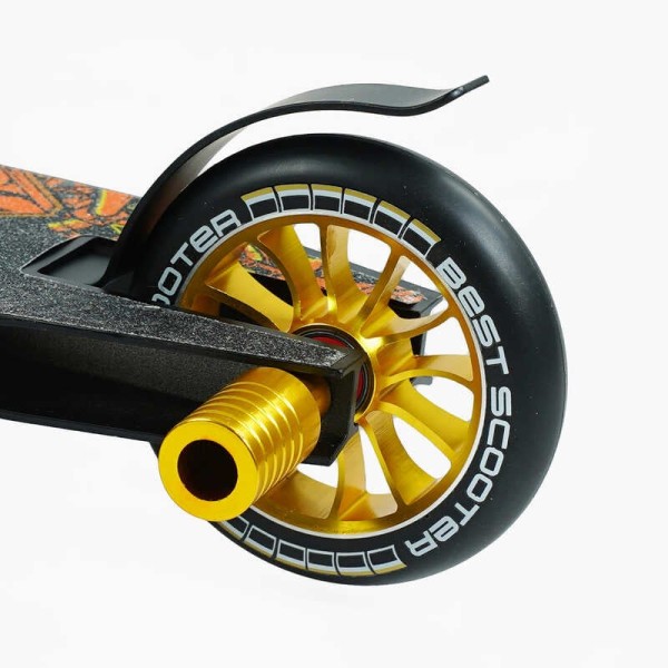 Самокат трюкових Best Scooter 51738 HIC-система, Пегі, алюмінієвий диск і дека, колеса PU d-110 мм, ширина керма - 52 см, висота - 83 см, в коробці