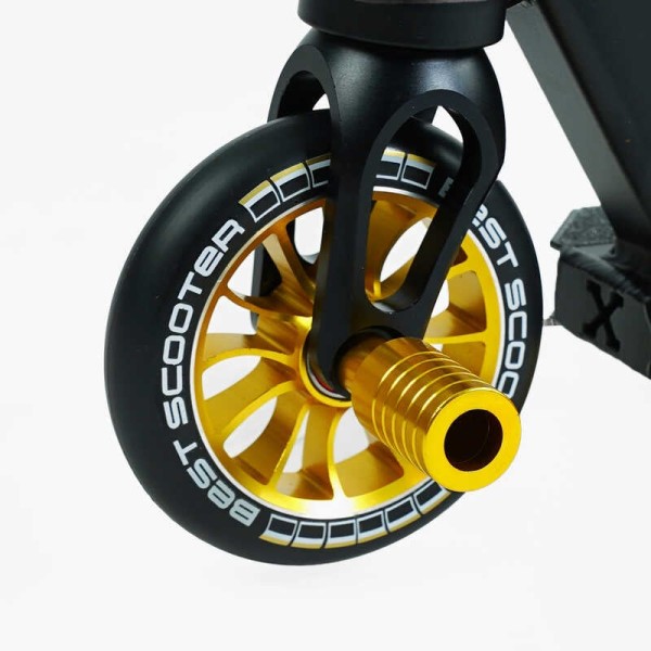 Самокат трюкових Best Scooter 51738 HIC-система, Пегі, алюмінієвий диск і дека, колеса PU d-110 мм, ширина керма - 52 см, висота - 83 см, в коробці