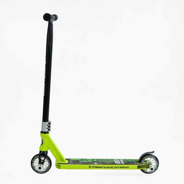 Самокат трюкових Best Scooter 57870 HIC-система, Пегі, алюмінієвий диск і дека, колеса PU d-110 мм, ширина керма - 52 см, висота - 83 см, в коробці