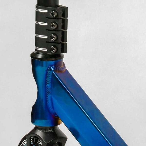 Самокат трюковий KR-71078 Best Scooter (4) "Kraken" HIC-система, ПЕГИ, алюмінієвий диск та дека, АНОДОВАНИЙ, колеса PU 110мм, ширина керма 58 см
