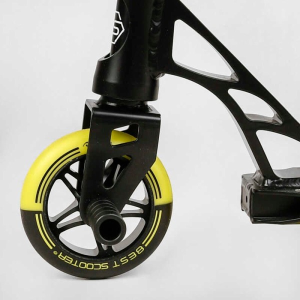 Самокат трюковий RC-22211 Best Scooter (4) Reactor HIC-система, ПЕГИ, алюмінієвий диск та дека, колеса PU, d=110 мм, ширина керма 55 см