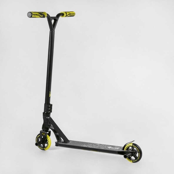 Самокат трюковий RC-22211 Best Scooter (4) Reactor HIC-система, ПЕГИ, алюмінієвий диск та дека, колеса PU, d=110 мм, ширина керма 55 см