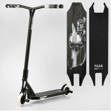 Самокат трюковий МТ-30377 Best Scooter (4) "FEAR", SCS-система, ПЕГИ, алюмінієвий диск та дека, колеса PU, d=115мм, ширина керма 58 см
