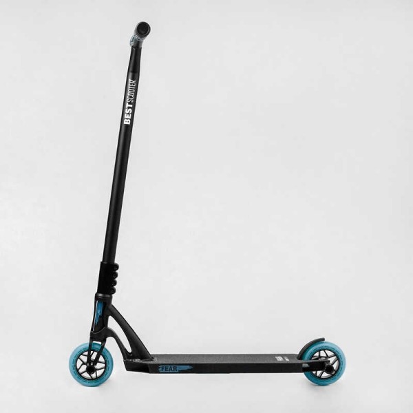 Самокат трюковий МТ-40488 Best Scooter (4) "FEAR", SCS-система, ПЕГИ, алюмінієвий диск та дека, колеса PU, d=115мм, ширина керма 58 см