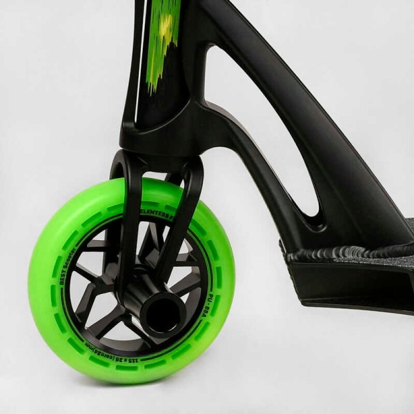 Самокат трюковий МТ-60611 Best Scooter (4) "FEAR", SCS-система, ПЕГИ, алюмінієвий диск та дека, колеса PU, d=115мм, ширина керма 58 см