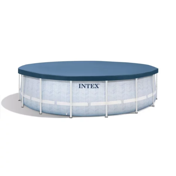 Intex Басейн каркасний 26746 488х122см (5 678 л/год, драбина, тент, підстилка), об'єм - 19156 л