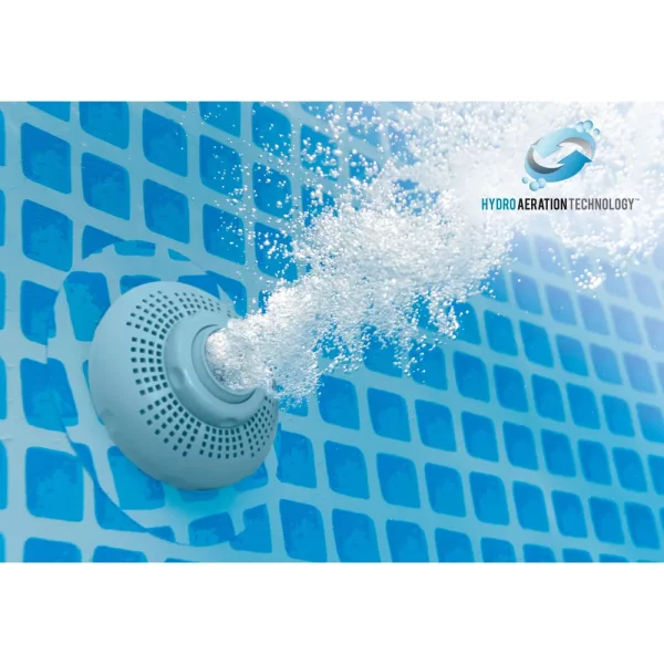 Intex Басейн каркасний 26746 488х122см (5 678 л/год, драбина, тент, підстилка), об'єм - 19156 л