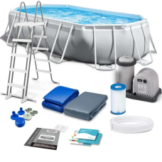 Бассейн каркасный Intex 26796 NP 503×274×122 см, 18202 л, насос 5678 л/ч, лестница, скиммер, комплект