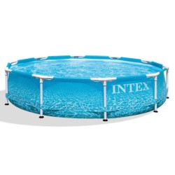 Intex Бассейн каркасный 28206 NP круглый, диаметр 305см, высота 76см, объем 4485л, в коробке
