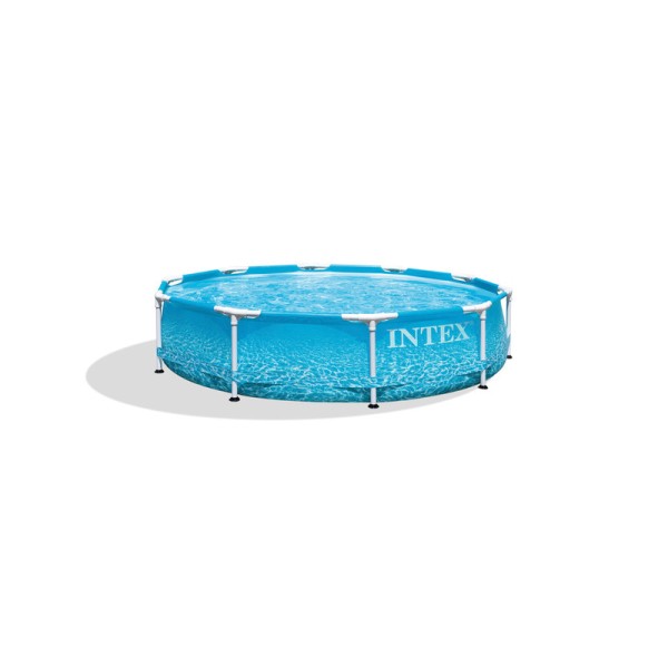 Intex Бассейн каркасный 28206 NP круглый, диаметр 305см, высота 76см, объем 4485л, в коробке