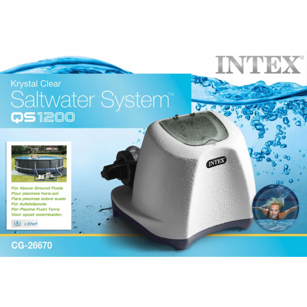 Intex Хлоргенератор 26670 (2) (ECO6220/QS1200), 12 г/год
