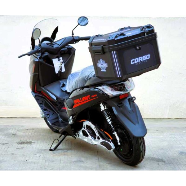 Электроскутер Corso Brilliant BR-808123 2000W 72V/32Ah, 70 км/ч, 80 км запас хода, задний ход, антибукс