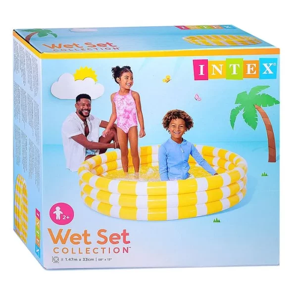 Надувний басейн Intex 58432 “Лимон” 147×33 см, 330 л, 2+