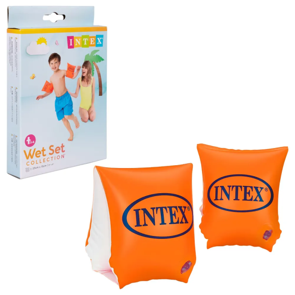 Нарукавники надувные детские для плавания 23х15 см (3-6 лет) 58642 INTEX