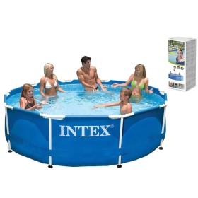 Бассейн каркасный Intex 28200 круглый Metal Frame 305 х 76 см