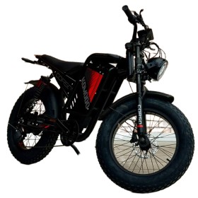 Електрофетбайк Corso Komodo KM-77790, 20" колеса, мотор 1000W, акумулятор 48V/18Ah, до 50 км/год, гідравлічні гальма, Shimano