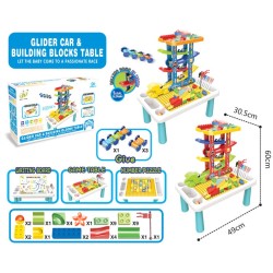 Розвиваючий дитячий ігровий столик 4в1 з веселим трампліном 6848