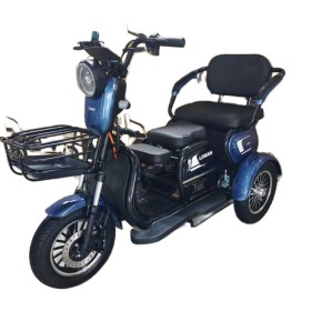 Електричний трицикл Corso «Logan» LN-812003 (1) + 1 ЯЩИК АКУМ, двигун 1200W, акумулятор 72V/23Ah, колеса 300-10, в коробці