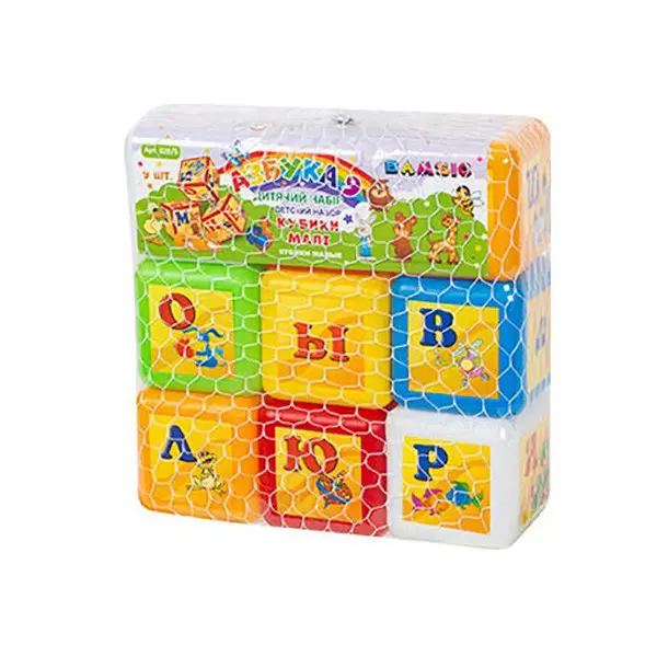 Набір дитячий "Кубики малі Азбука" арт028/5 з російськими буквами