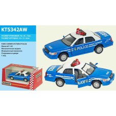 Машина метал "KINSMART" KT5342AW (24) "FORD CROWN VICTORIA POLICE", в коробці 16 * 8 * 7, 5см