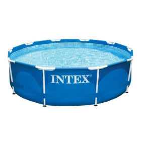 Басейн каркасний Intex 28210NP Metal Frame, круглий 366х76см, 6503 л, синій