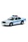 Машинка металлическая Kinsmart 1:42 Ford Crown Victoria Police Interceptor KT5342W инерционная, двери открываются