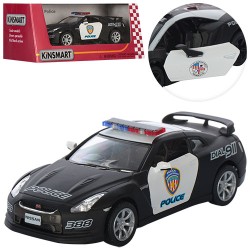 Машина KT5340WP "2009 Nissan GT-R R35 (Police)"
