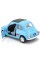 Машинка металлическая Kinsmart 1:24 Fiat 500 1957 инерционная, двери открываются, светло-голубая, KT5004W