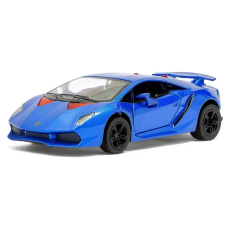 Машинка металлическая Kinsmart Lamborghini Sesto Elemento 1:38 (инерционная, синяя) KT5359W