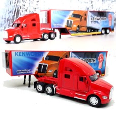 Модель Трейлера Kinsmart Kenworth T700 з Контейнером KT1302W Червоний