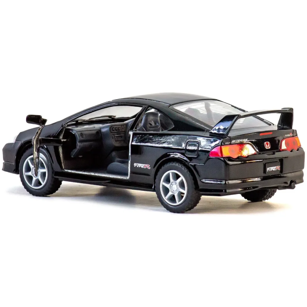 Металева машинка Kinsmart 1:34 Honda Integra Type R KT5053W, інерційна / Чорний