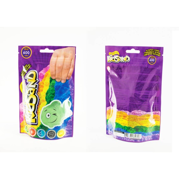Кинетический песок "KidSand" упаковка 600г KS-03-02