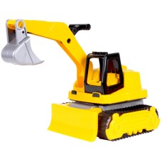 Іграшка Трактор Екскаватор на гусеницях з рухомим ковшем 6276 Жовтий