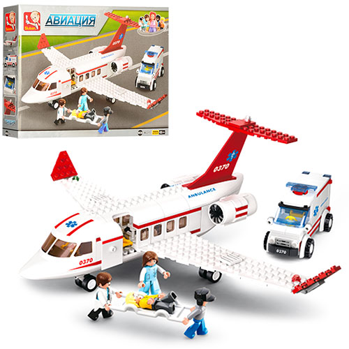 Сборка набора Sluban Air Ambulance: 335 деталей M38-B0370