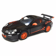 Металева машинка Kinsmart 1:36 2010 Porsche 911 GT3 RS KT5352W, інерційна / Чорний