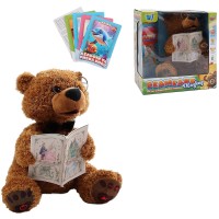 Ведмедик Казкар WToys 31515 українською мовою 15 казок звукові ефекти картки