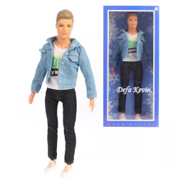 Кукла DEFA Lucy Kevin, Юноша, в голубой куртке 8427