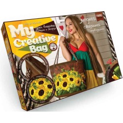 Сумка вишита стрічками та бісером "My creative bag" MCB-01-03