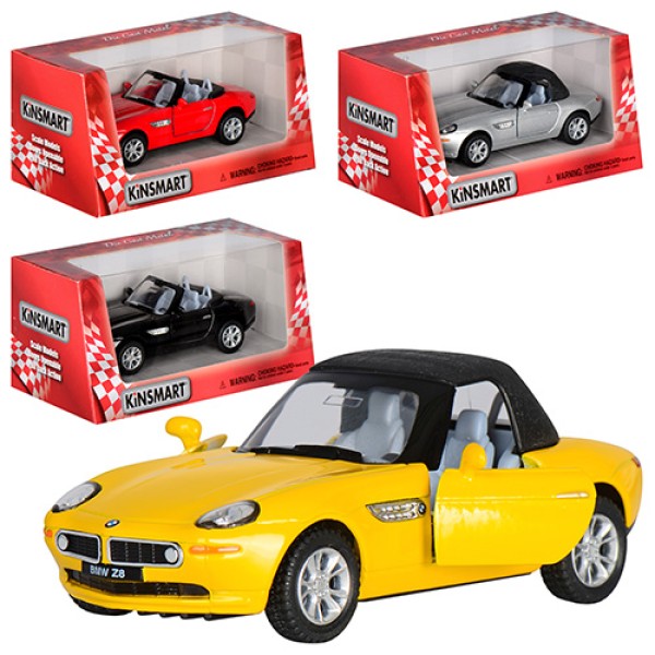 Модель машини BMW Z8 (KT5022W) метал, інер-я,1:36