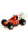 Машинка металлическая гоночная Kinsmart KinsFun 1:32 Turbo Buggy с пилотом инерционная / Красная KS5106W