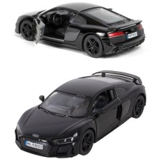 Металлическая машинка Kinsmart 1:36 2020 Audi R8 Coupe, инерционная, чёрная, KT5422W
