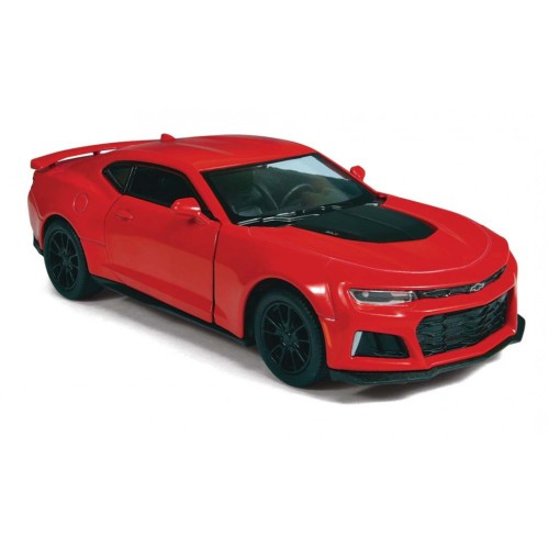 Металлическая машинка Kinsmart 1:38 2017 Chevrolet Camaro ZL1 KT5399W инерционная, двери открываются / Красный