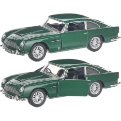 Машинка металлическая Kinsmart 1:38 Aston Martin DB5 KT5406W инерционная, двери открываются / Зеленый