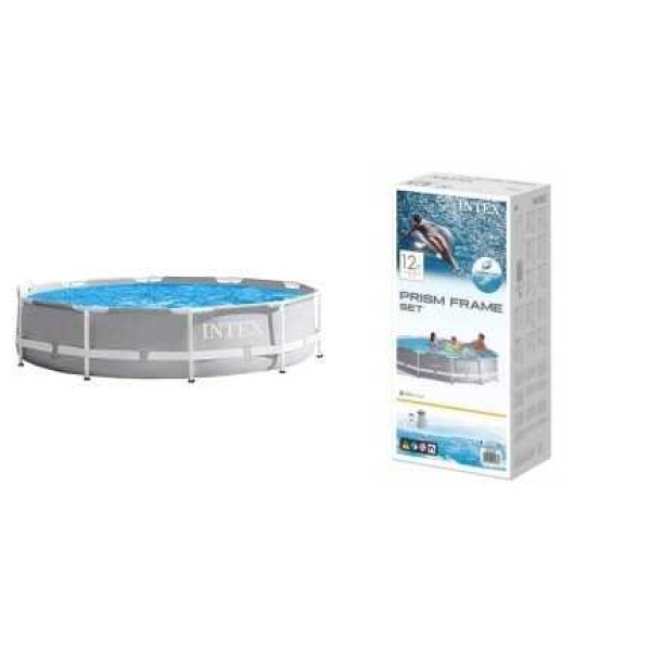 Intex Басейн каркасний 26700 NP (1) розмір:305x76см, Prism Frame Pool, об'єм води:4485л, у коробці