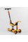 Самокат-велобіг 3в1 триколісний BS-50584 (4) Best Scooter, 3 колеса PU зі світлом, сидіння, амортизатори, батьківська ручка