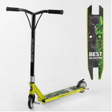 Самокат трюкових Best Scooter 57870 HIC-система, Пегі, алюмінієвий диск і дека, колеса PU d-110 мм, ширина керма - 52 см, висота - 83 см, в коробці